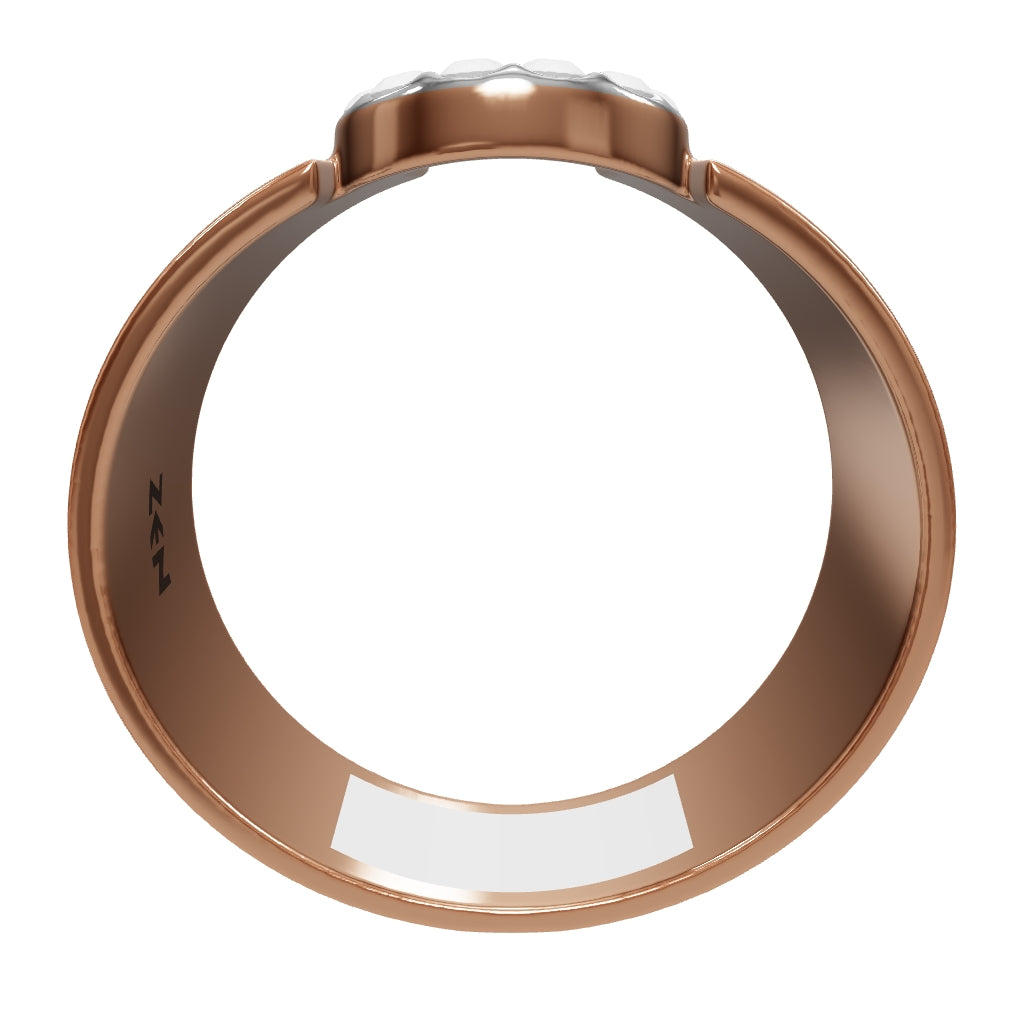 0.12 ct. Buchstaben U Diamantring