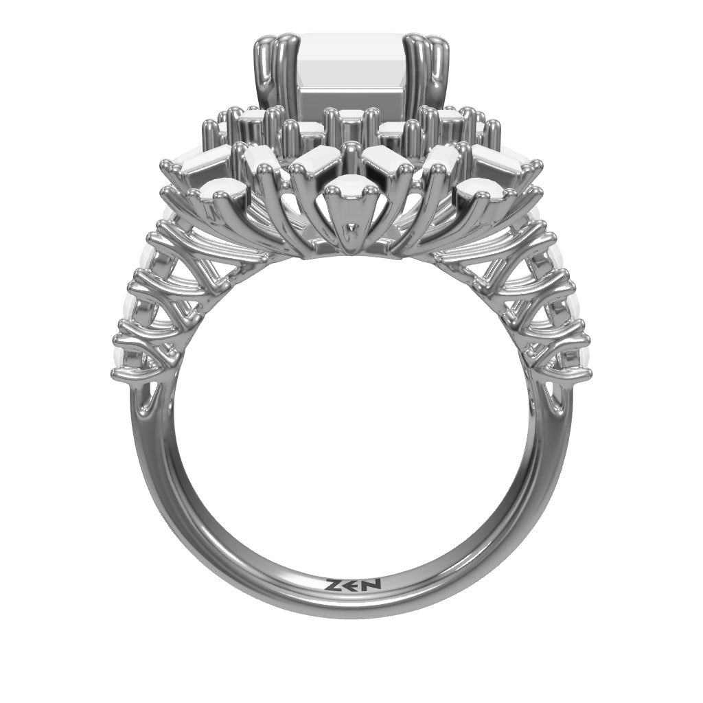 2.83 ct. Smaragd Ring