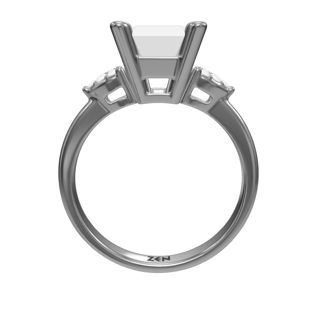 2.21 ct. Blauer Topas Ring