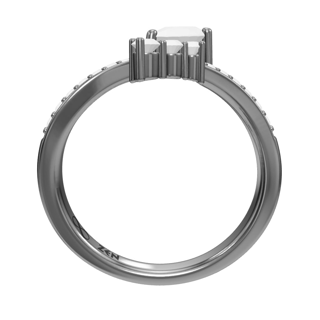 0.47 ct. Saphir Ring