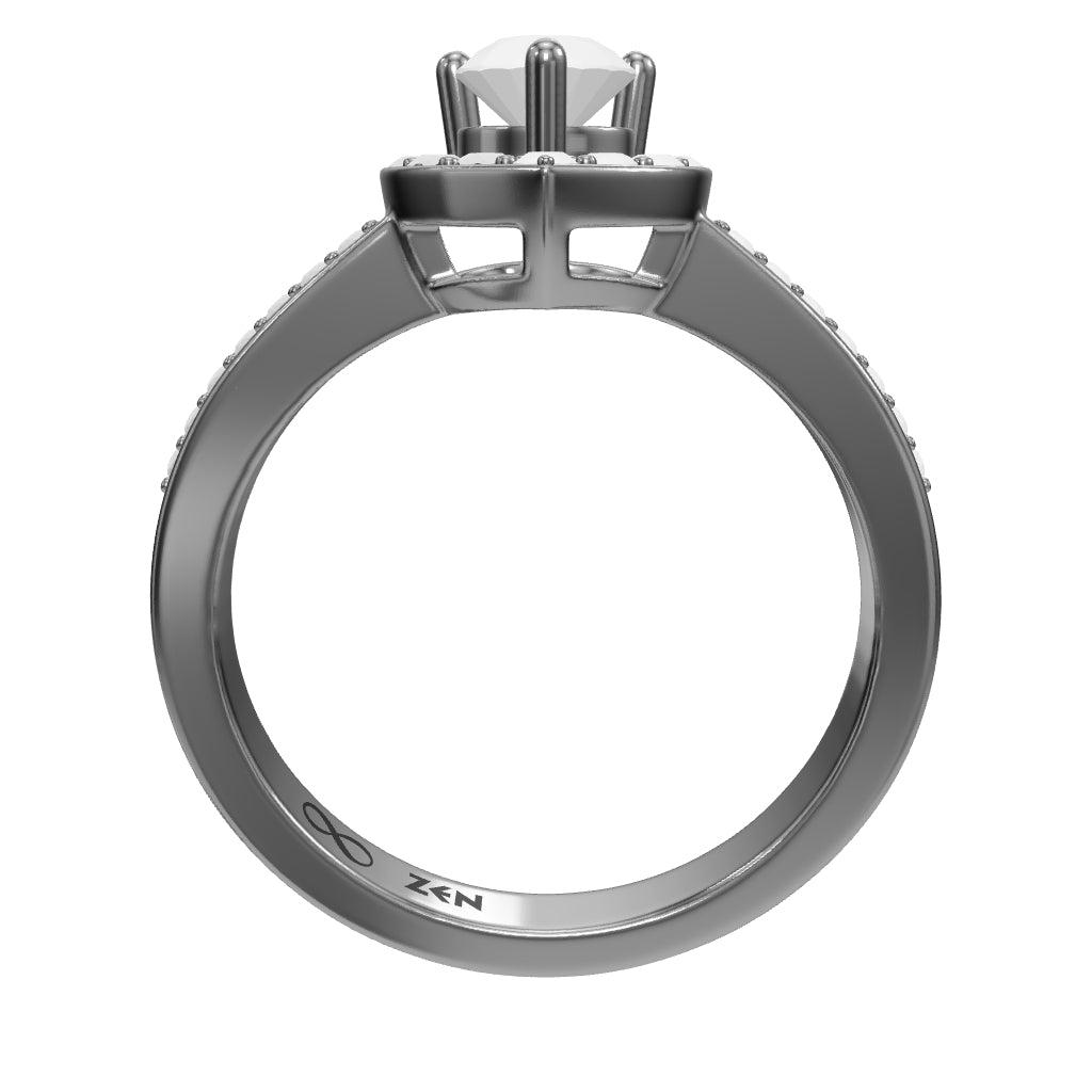 0.48 ct. Herz Diamantring