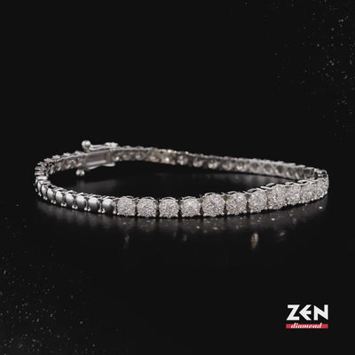 1.22 ct. Diamant Tennisarmband