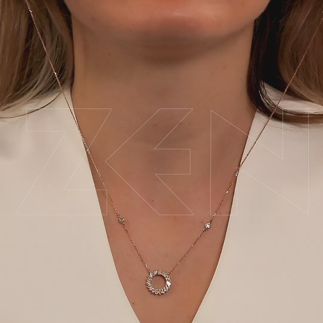 0.36 ct. Design Diamond Necklace