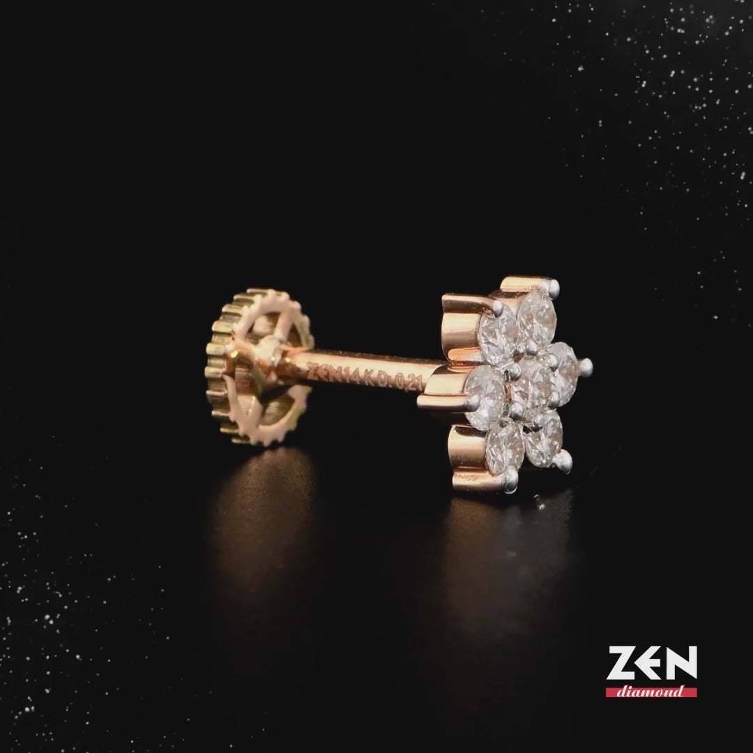 0.21 ct. Tragus Piercing