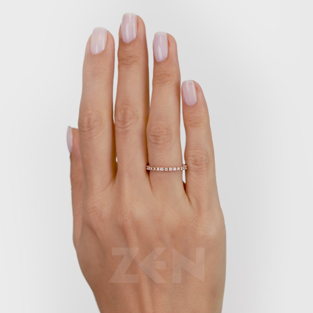 0.50 ct. Memoire Diamantring