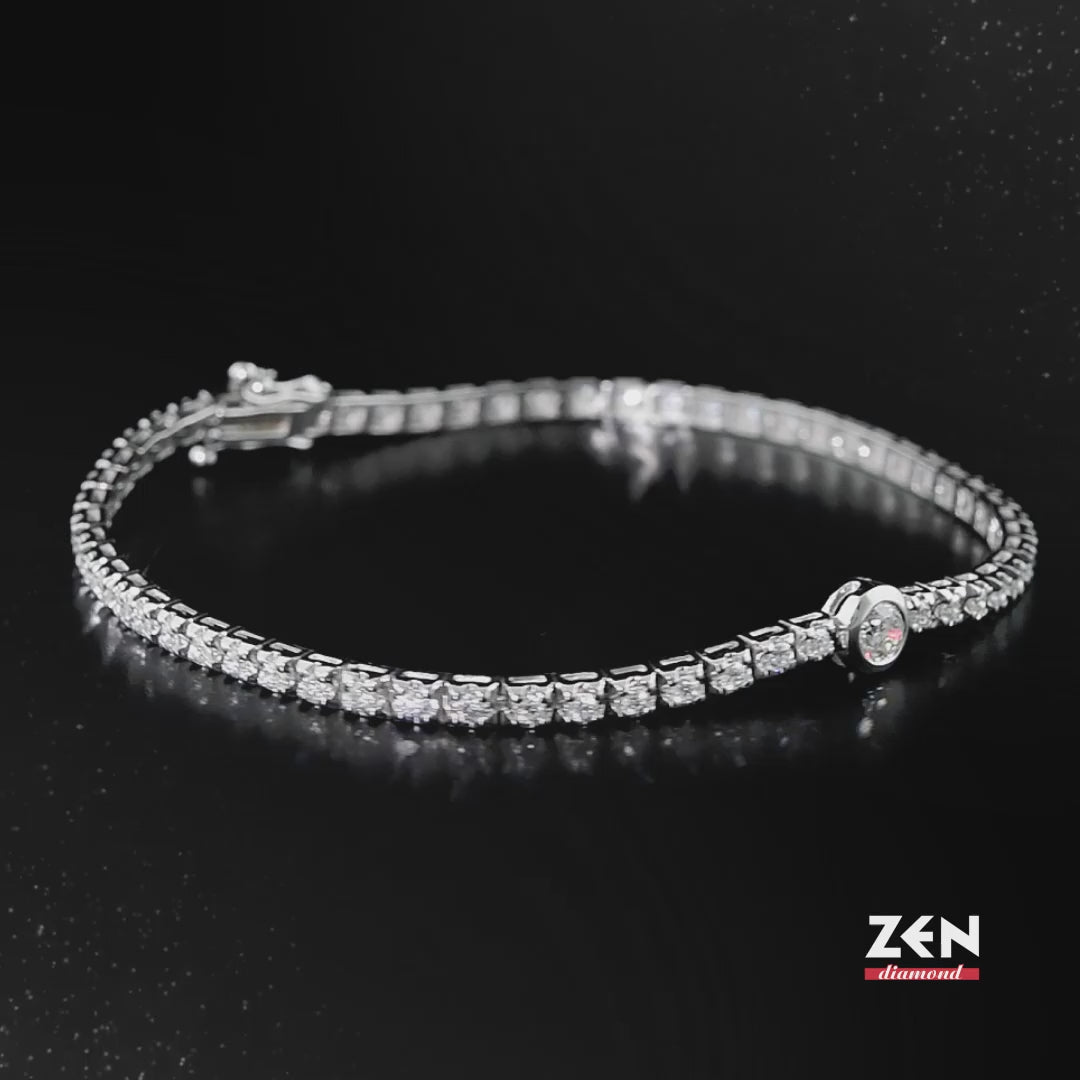 1.19 ct. Diamond Tennis Bracelet