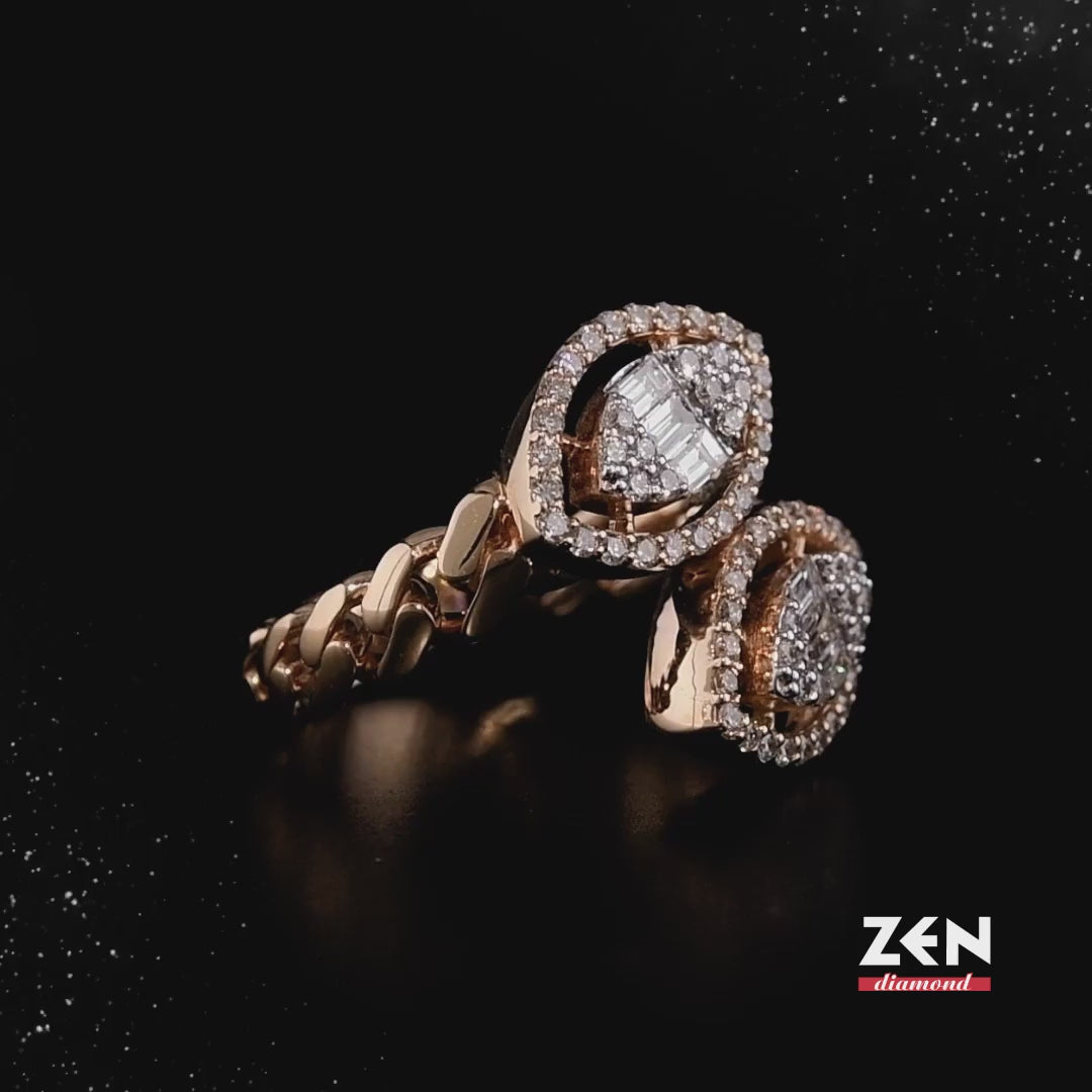 0.72 ct. Baguette Diamond Ring