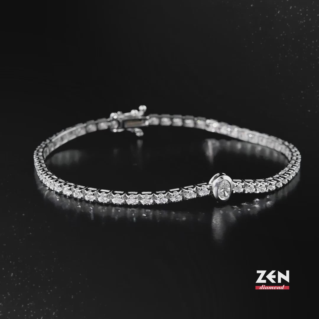 1.18 ct. Diamond Tennis Bracelet