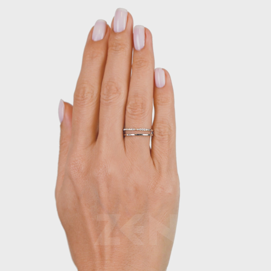 0.18 ct. Duett Diamantring
