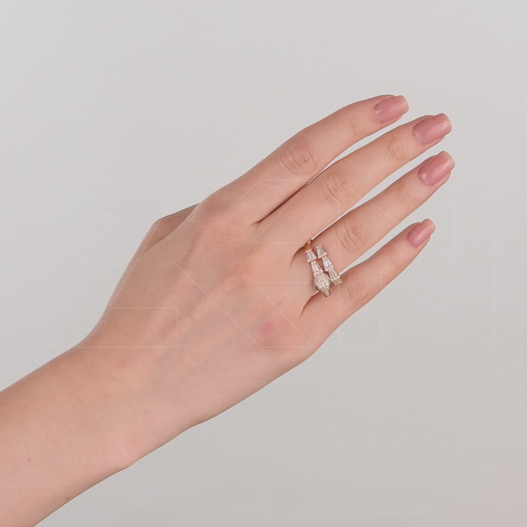 0.85 ct. Ophidia Diamantring