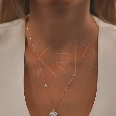 1.04 ct. Design Diamond Necklace