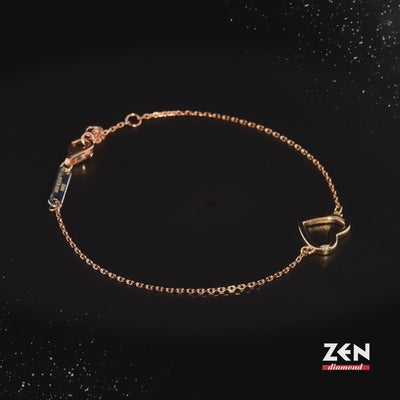 0.01 ct. Herz Diamantarmband