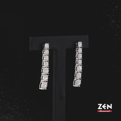 1.16 ct. Tennis Diamant Ohrringe