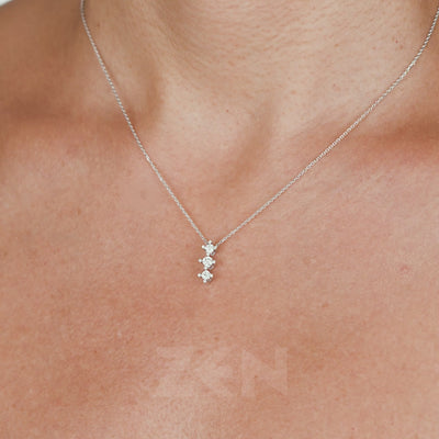 0.37 ct. Tria Diamond Necklace