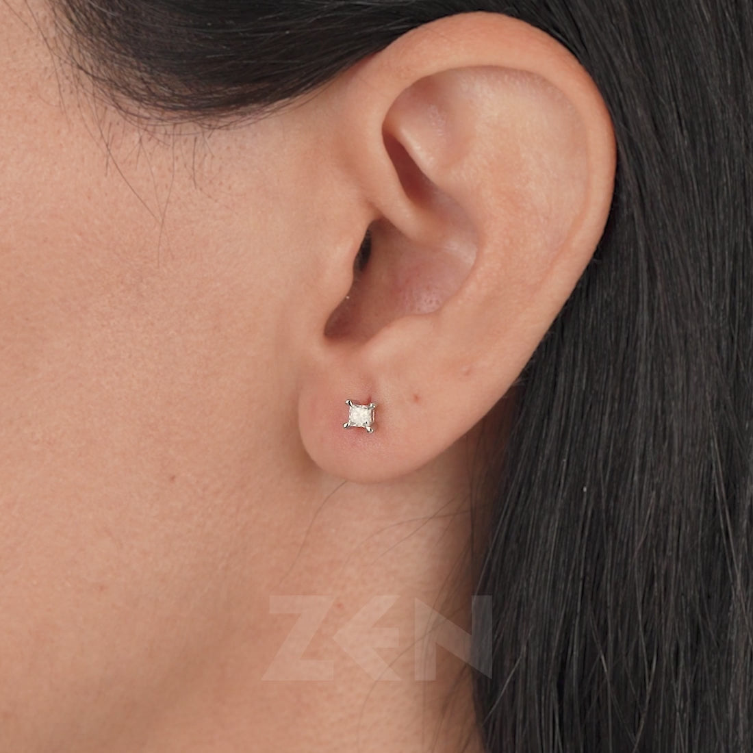 0.30 ct. Solitär Diamant Ohrstecker