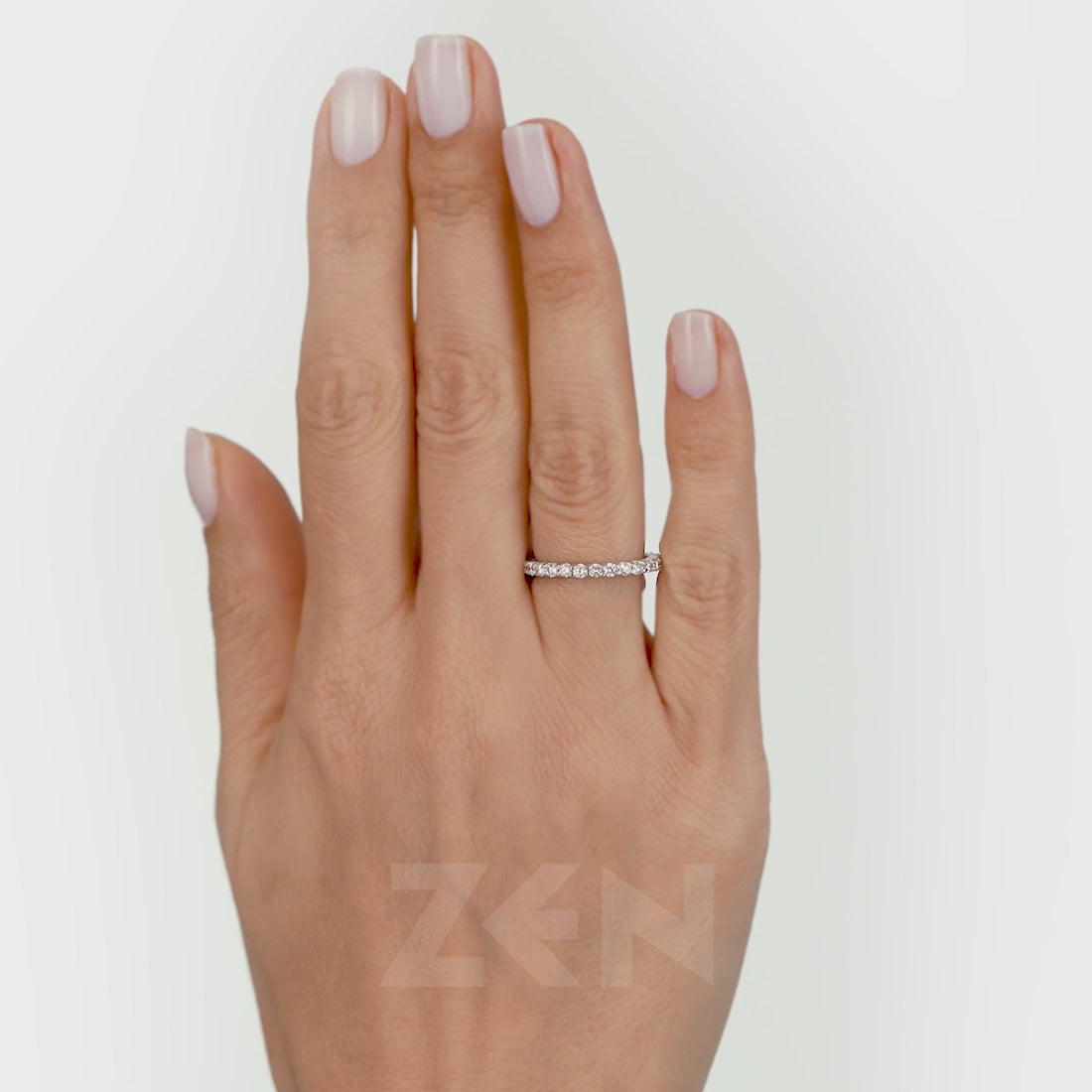 1.00 ct. Memoire Diamantring