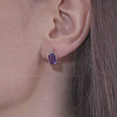 2.55 ct. Amethyst Earrings