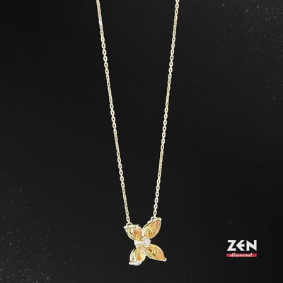 0.47 ct. Citrin Halskette