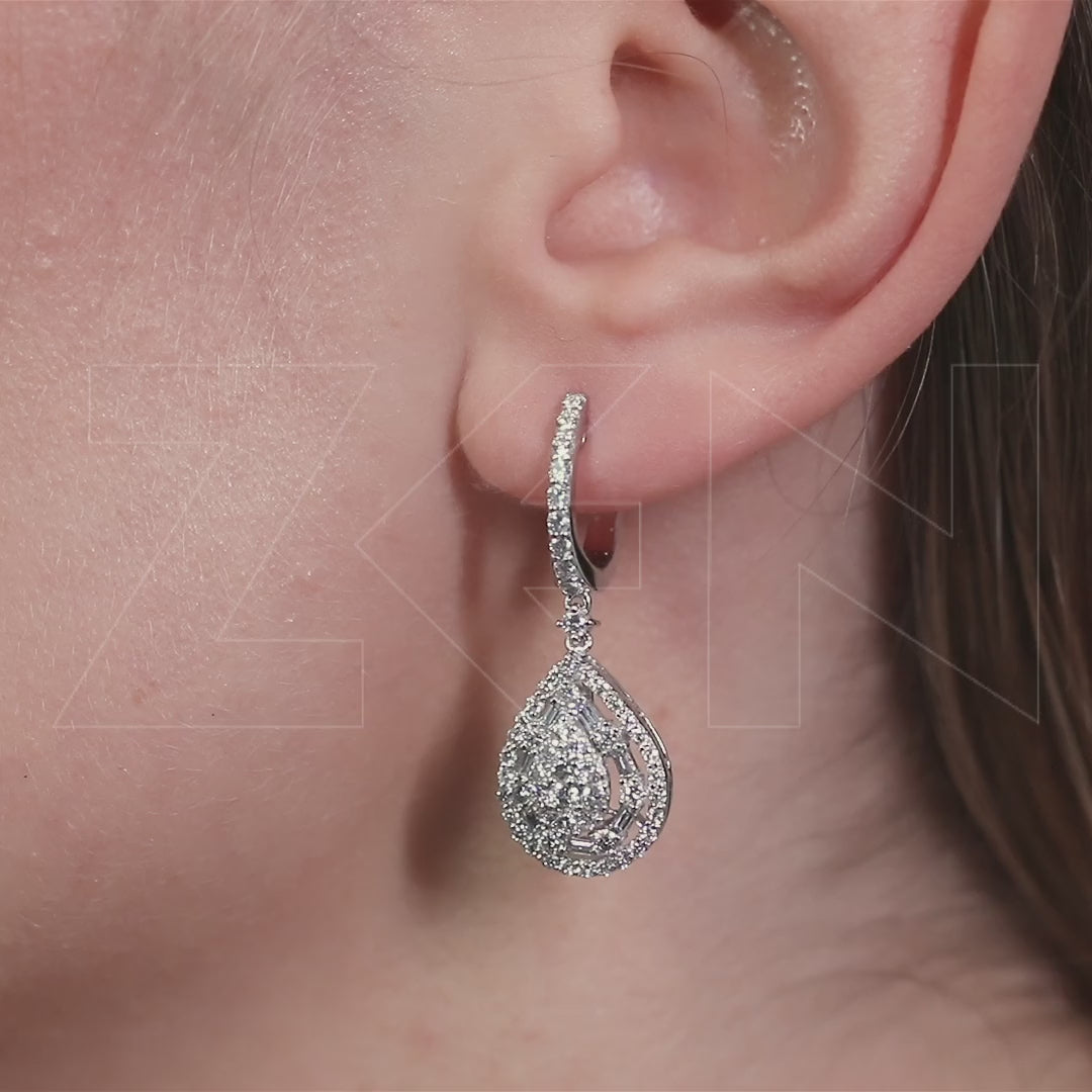 1.65 ct. Design Diamant Ohrringe