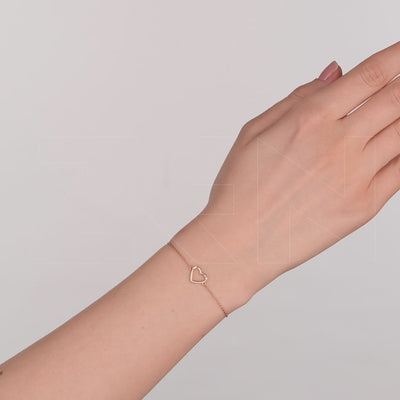 0.01 ct. Herz Diamantarmband