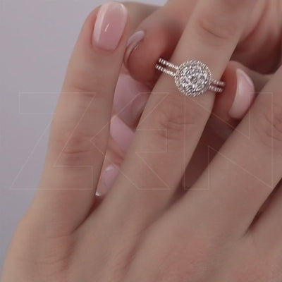 0.73 ct. Design Diamantring