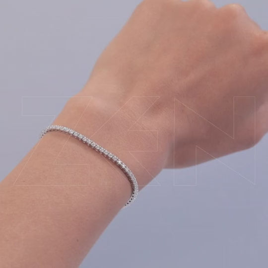1.00 ct. Diamant Tennisarmband