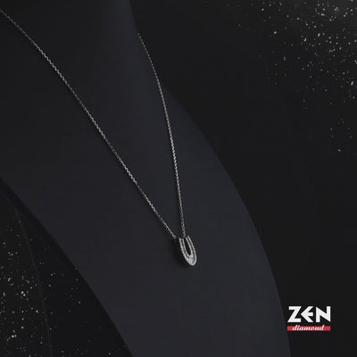 0.40 ct. Design Diamant Halskette