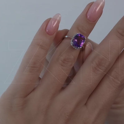 2.40 ct. Amethyst Ring