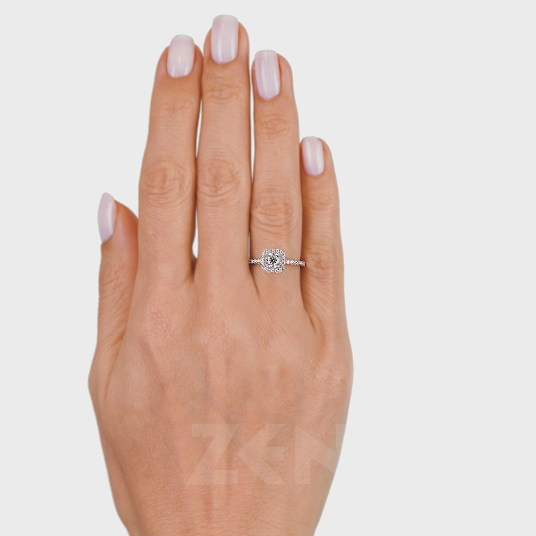 0.73 ct. Modern Diamond Engagement Ring