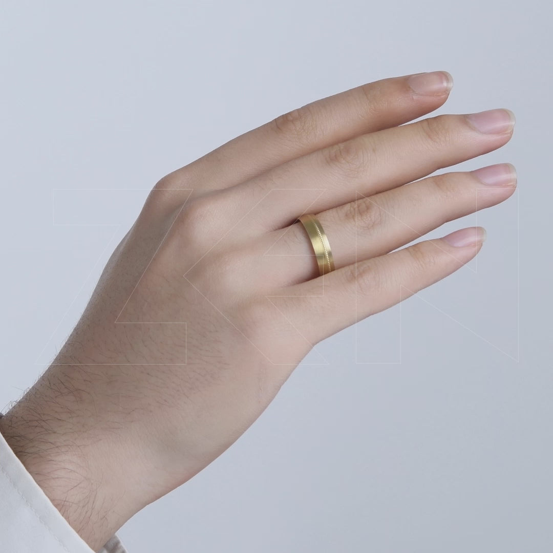 Modern Wedding Ring for Men