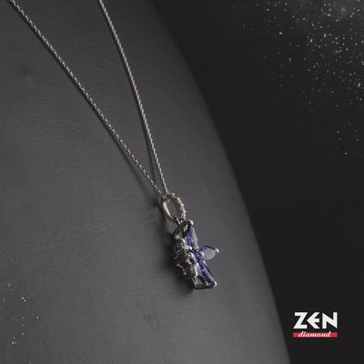 0.72 ct. Sapphire Necklace
