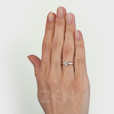 0.41 ct. Solitär Diamant Verlobungsring