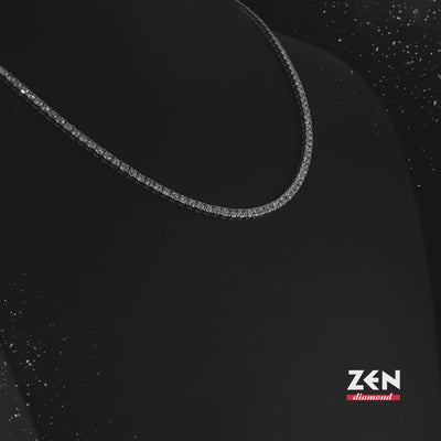 11.45 ct. Tennis Diamant Halskette