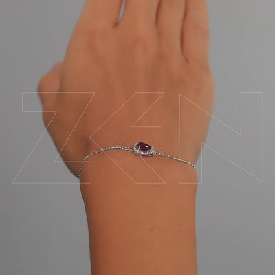 0.84 ct. Rubin Armband