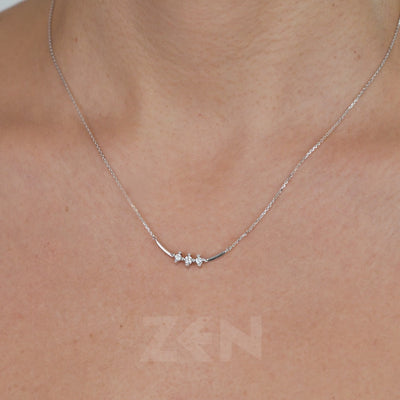 0.18 ct. Tria Diamond Necklace