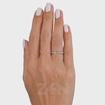 0.30 ct. Seitenstein Diamant Verlobungsring