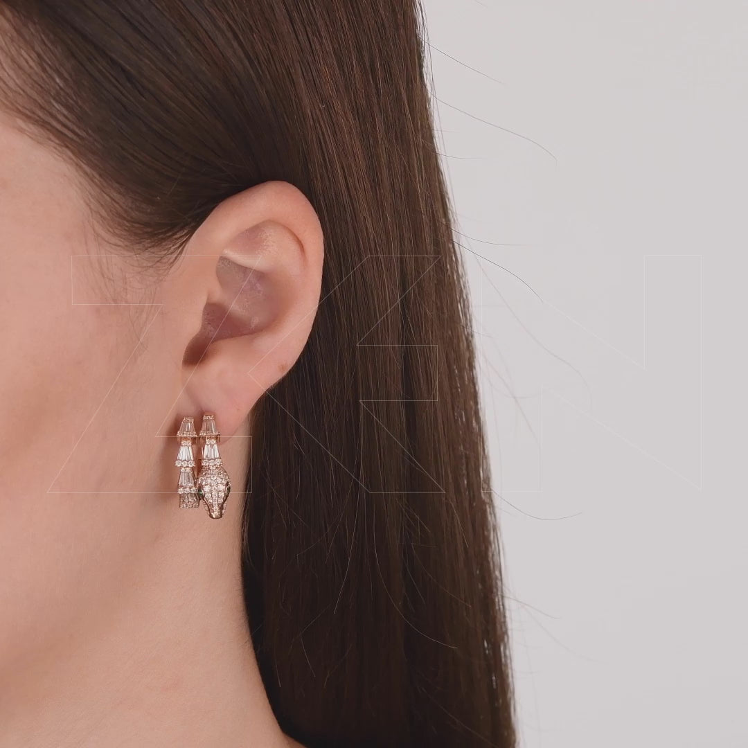 1.54 ct. Ophidia Diamond Earrings