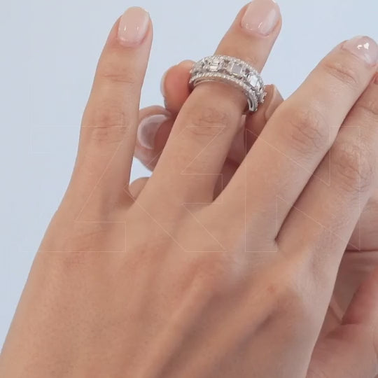0.80 ct. Baguette Diamond Ring