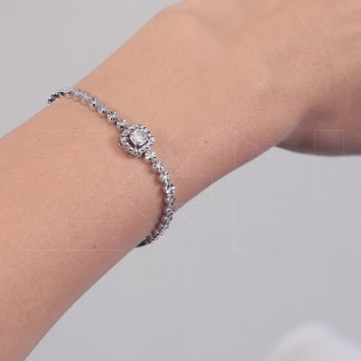 0.31 ct. Baguette Diamantarmband