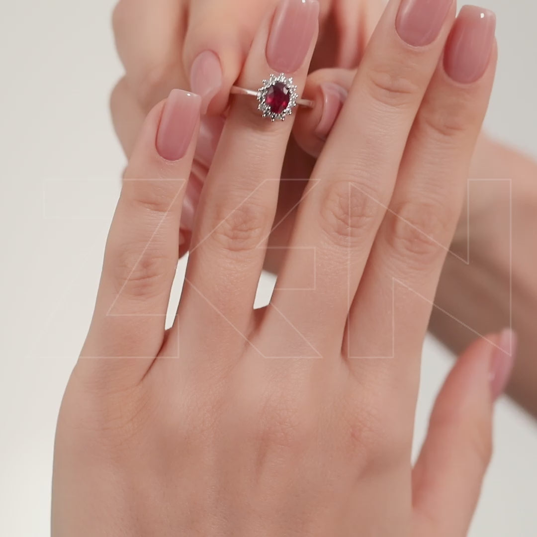1.25 ct. Rubin Ring