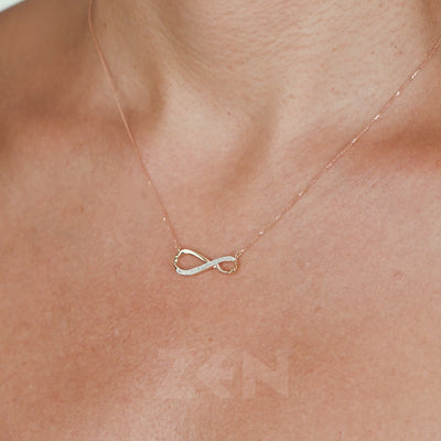 0.03 ct. Eternity Diamond Necklace