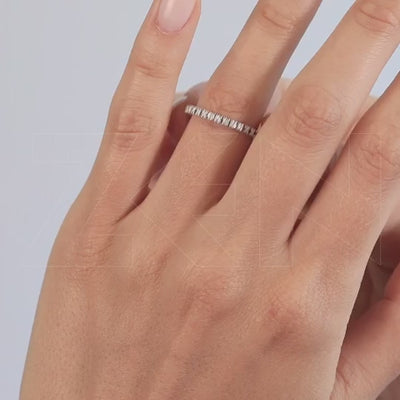 0.30 ct. Memoire Diamantring