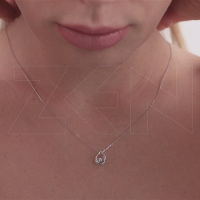 0.08 ct. Design Diamond Necklace