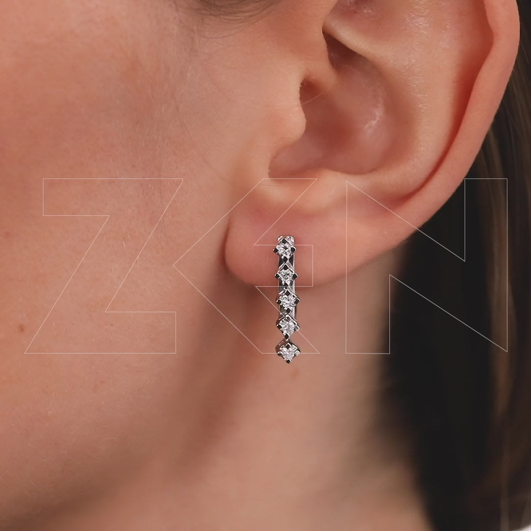 0.25 ct. Design Diamant Ohrringe