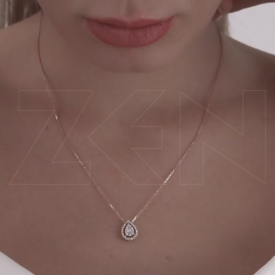 0.46 ct. Baguette Diamond Necklace