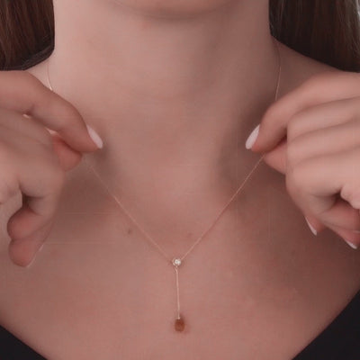 1.27 ct. Citrine Necklace