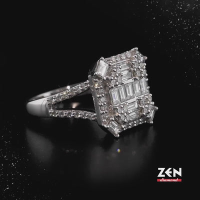 1.44 ct. Baguette Diamond Ring
