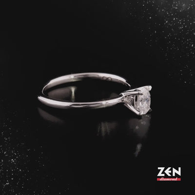 0.31 ct. Ovaler Diamant Verlobungsring
