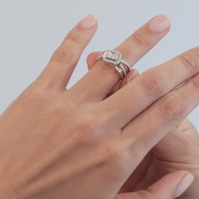 0.86 ct. Baguette Diamond Ring