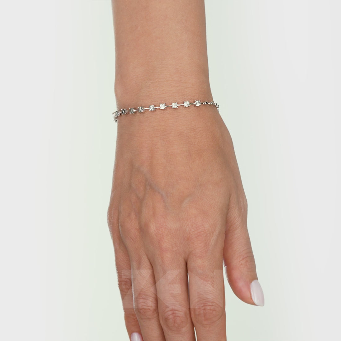 0.06 ct. Diamant Tennisarmband